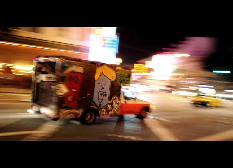 a food cart that is sitting in the middle of a street