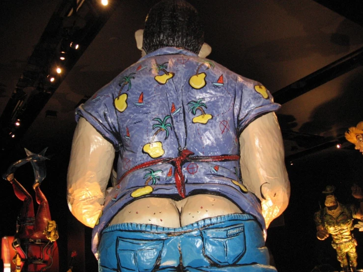an image of a person wearing a jeans and jean shorts