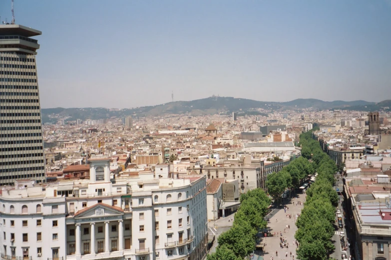 a city is located in the mountains and has a lot of buildings