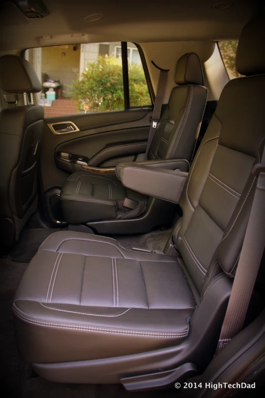 an empty passenger seat inside of a car