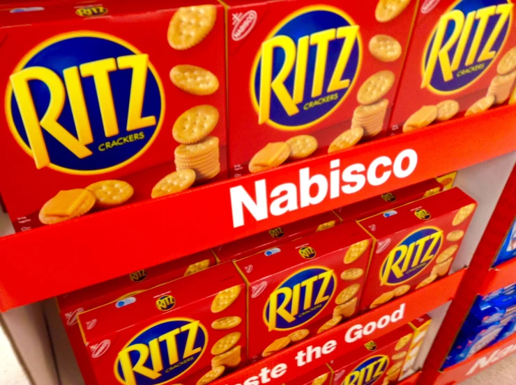 some kind of package with ritz on top of it