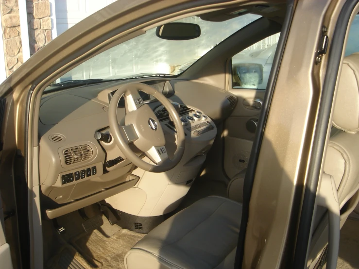 a picture of the inside of a vehicle