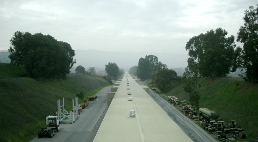 the road is not empty yet for vehicles to pass down