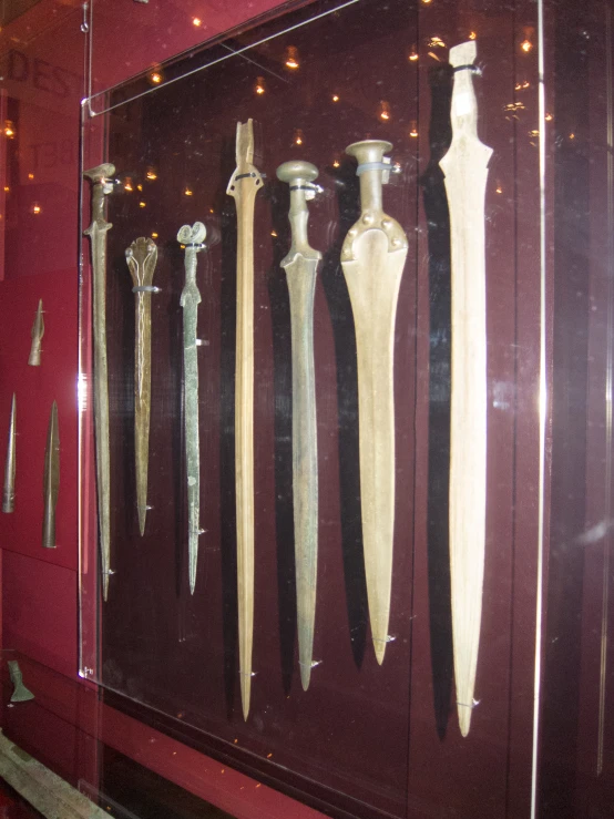 an image of decorative sword shaped in glass