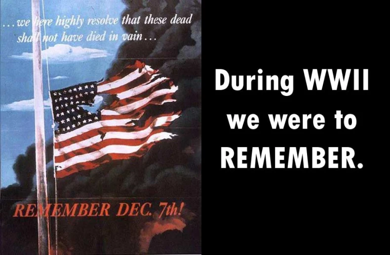 an american flag with a message for the american war poster