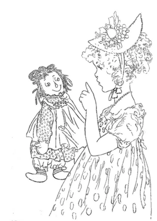a girl with an umbrella talking to a boy wearing a dress and tie