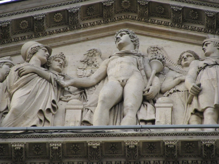 an image of a sculpture of women holding hands