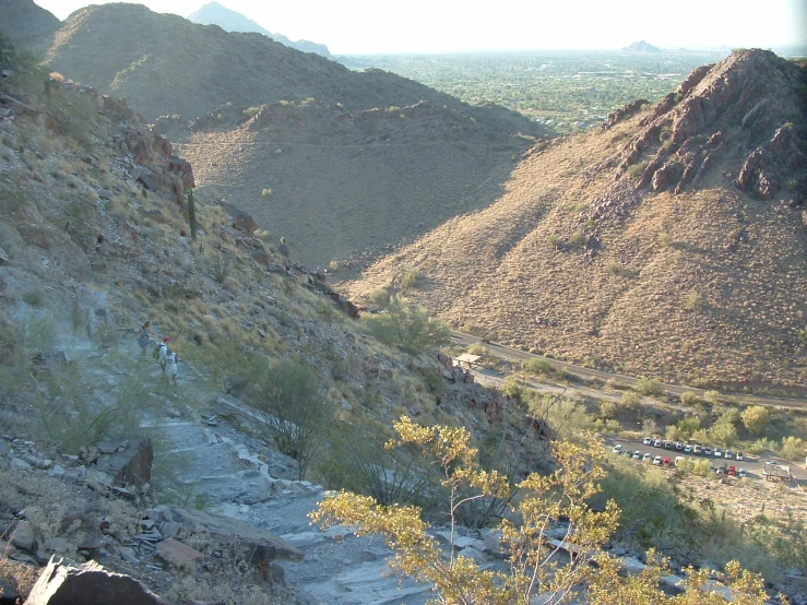 an image of a view of mountains that are in the valley