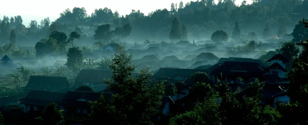 some very big pretty small houses on a hillside