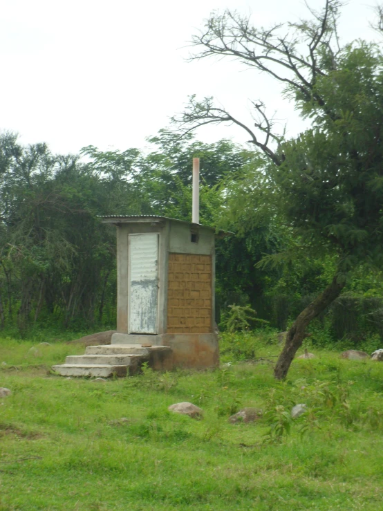 this is a well made outhouse for people to stay