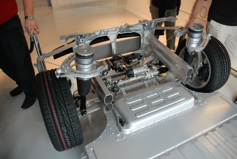 the engine on this automobile is designed to be as high as possible