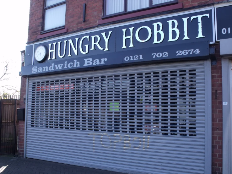 a picture of hungry hobbet sandwich bar