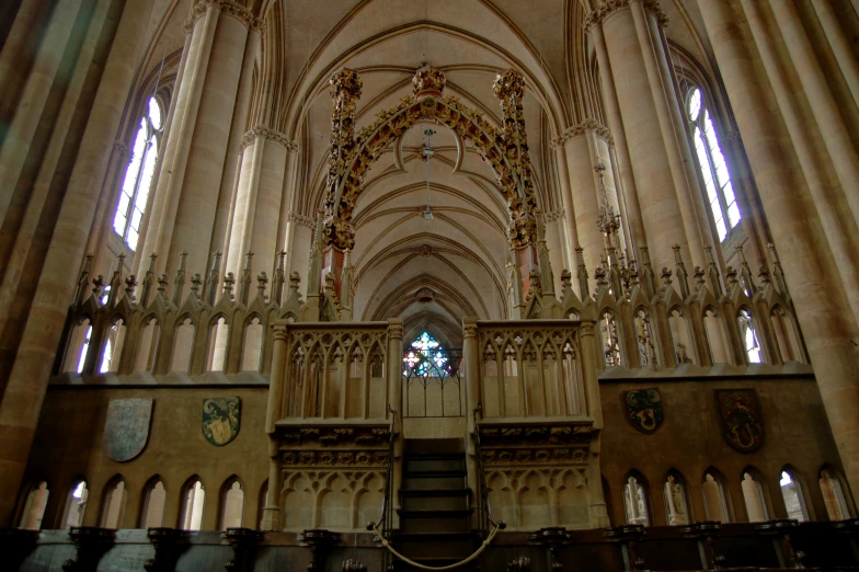 a large cathedral with multiple tall ceilings and arches