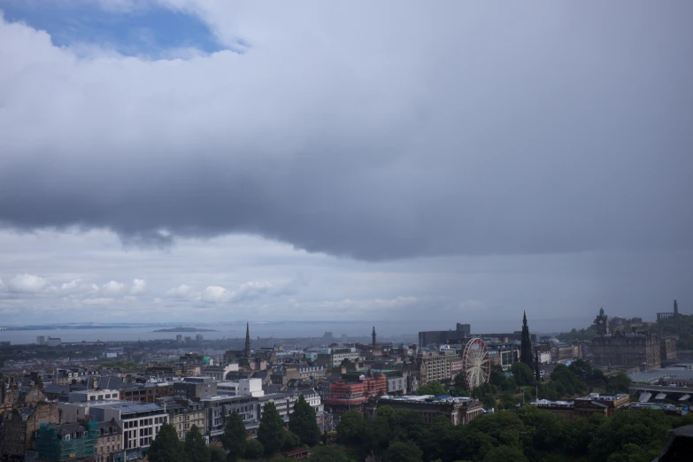 a large city filled with lots of tall buildings