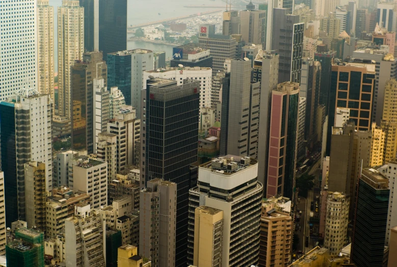 a view from the top of a skyscr building in the city