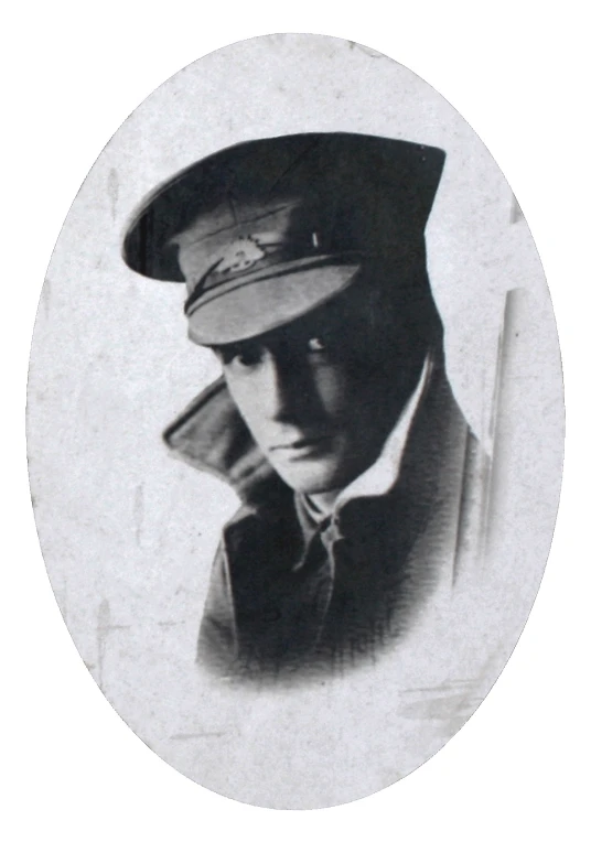 a man wearing a uniform and a hat