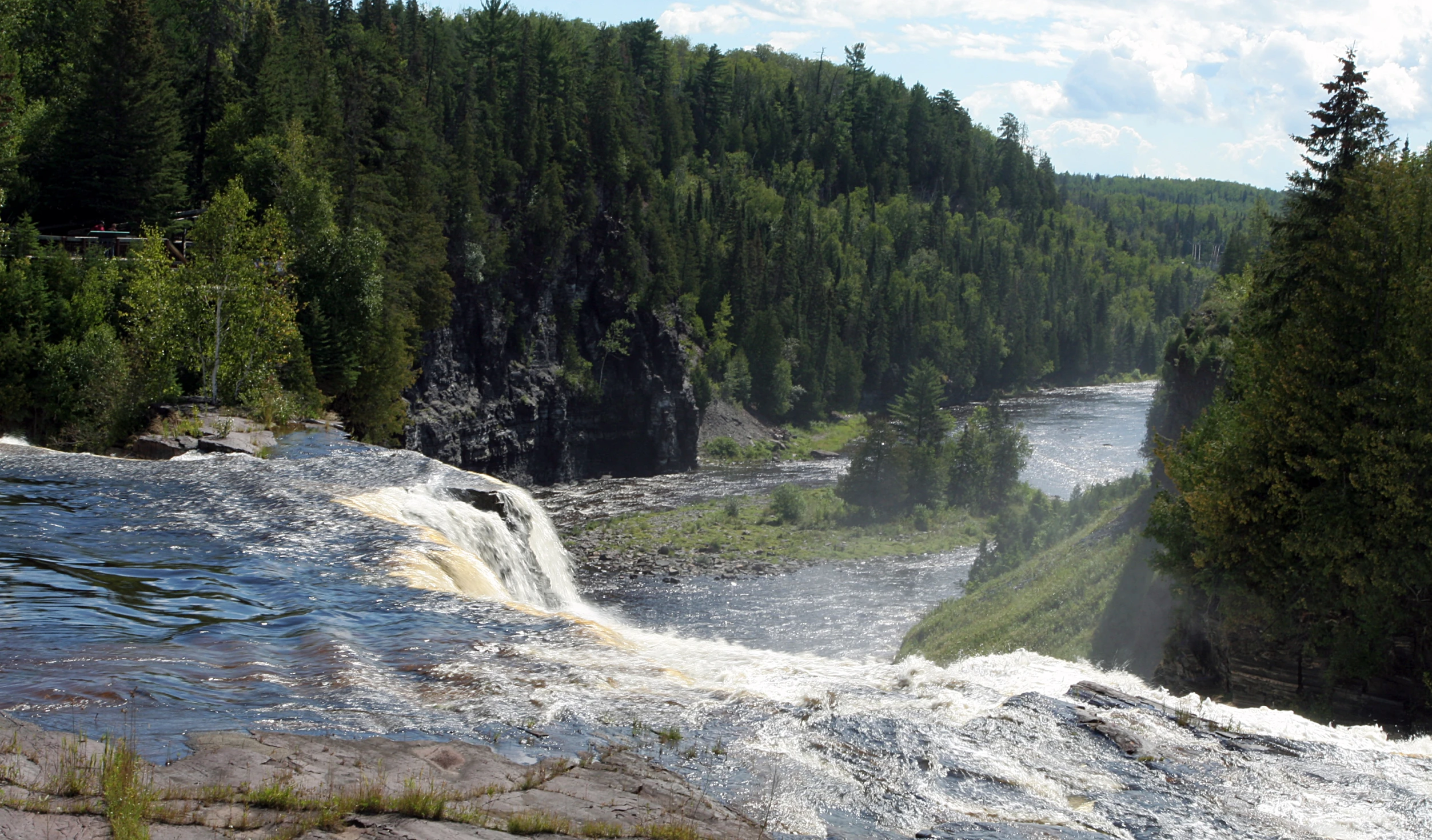 a river with some very small rapids in it