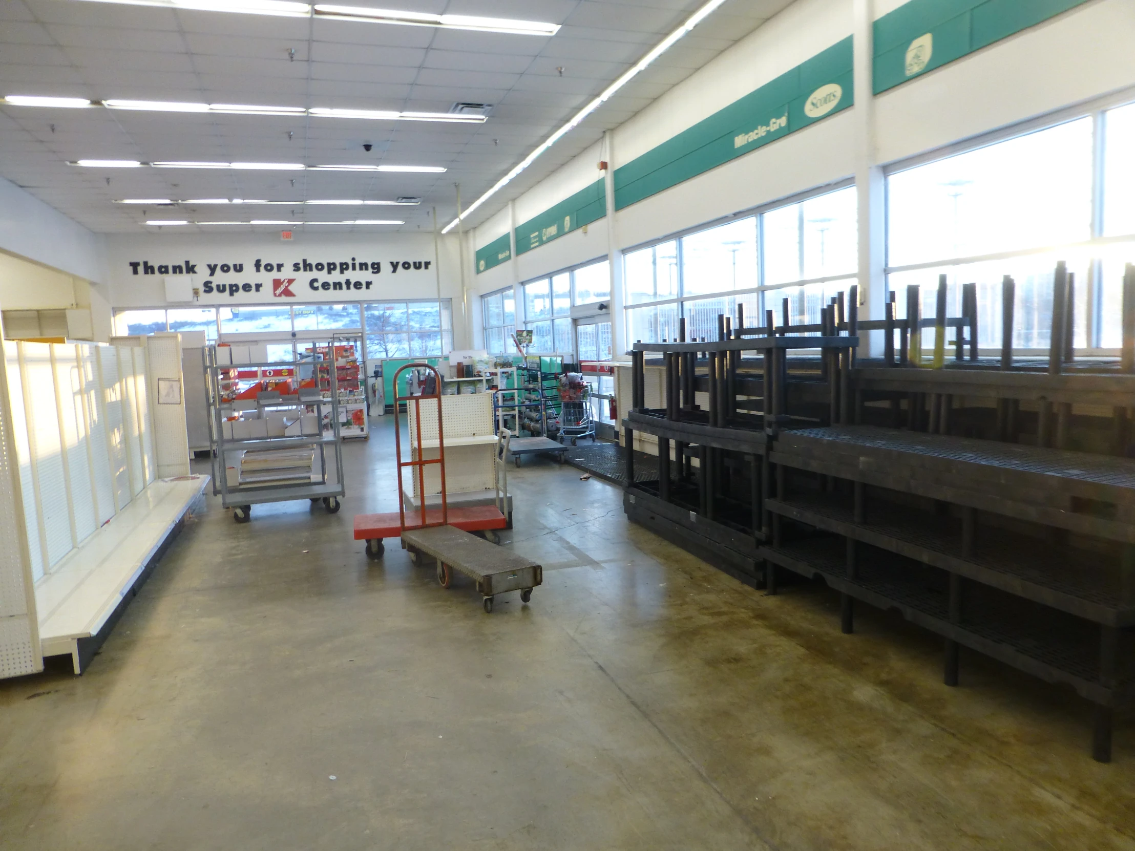 a warehouse filled with lots of metal equipment