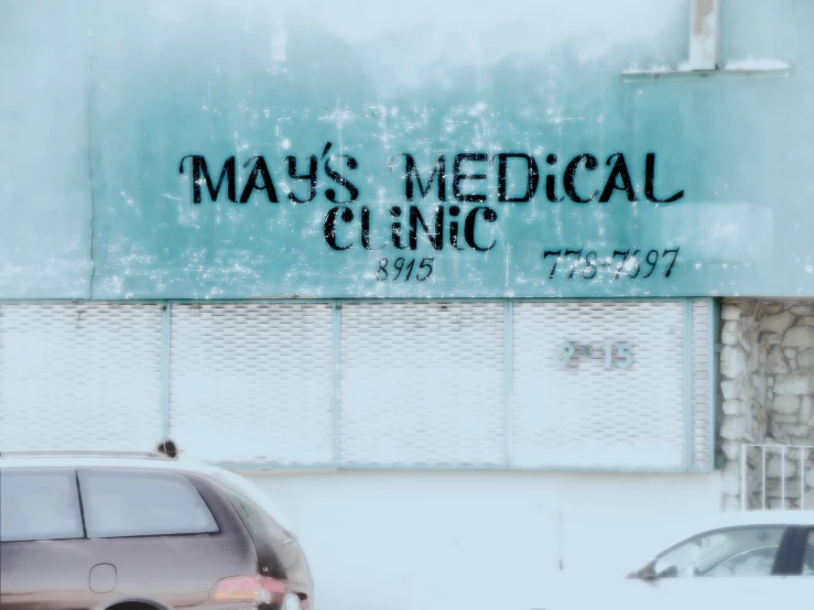 a wall that has writing on it says mayos medical clinic