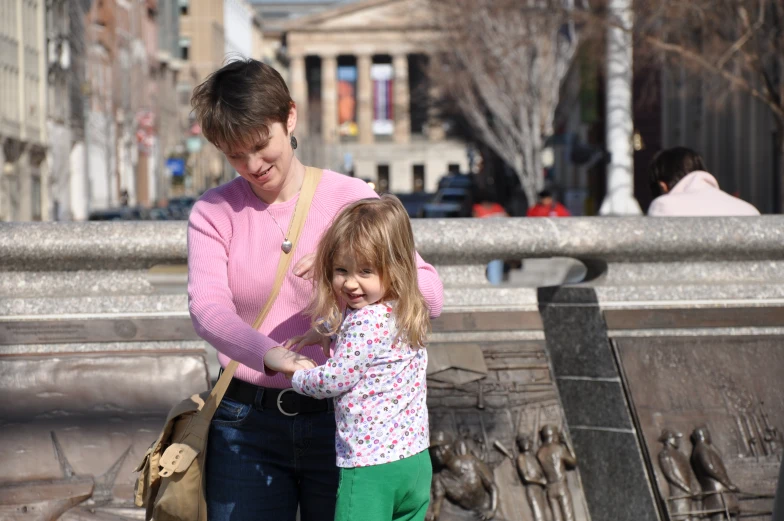 two children standing near one another