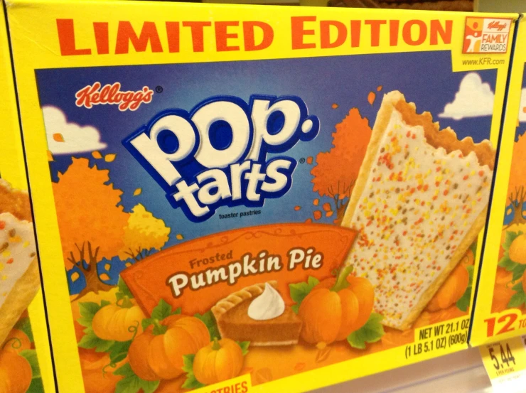 pop tarts has added pumpkin pie flavor