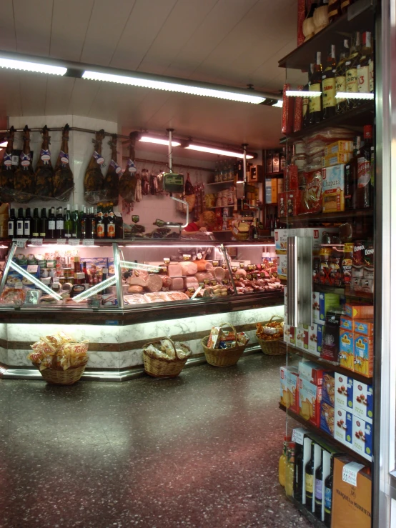 food is being prepared in an open market