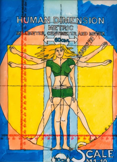 a poster of a woman with one hand in the air