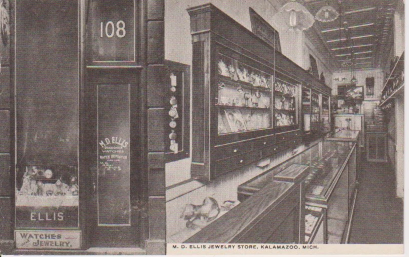 an old advertit for a store with the number 103