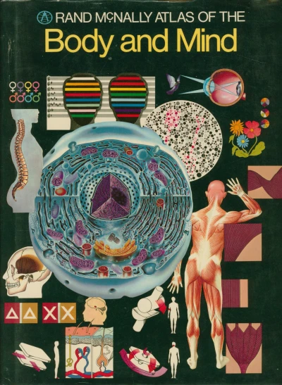 a magazine cover of body and mind with illustrations on the page