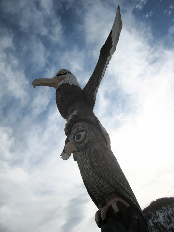 an image of a statue on the side of the street