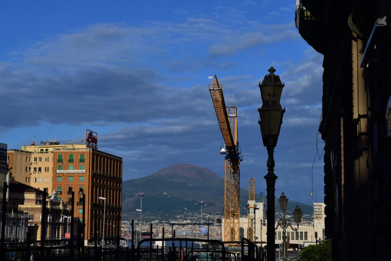 an image of a city with a sky background