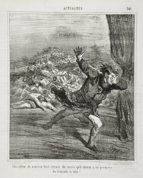an old drawing of a woman jumping on her bed