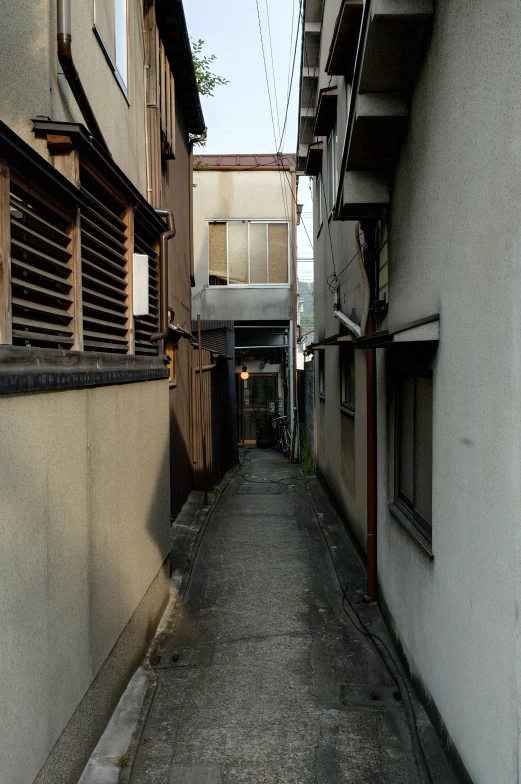 narrow street in the old part of town