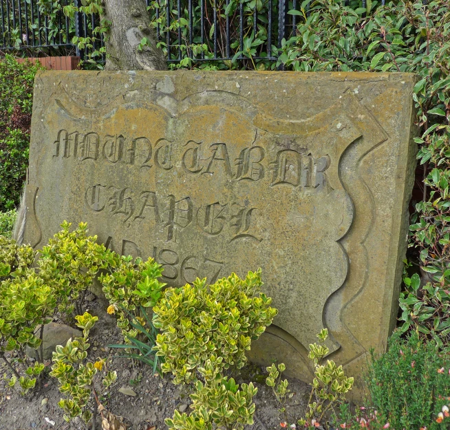 a sign near a fence in the grass