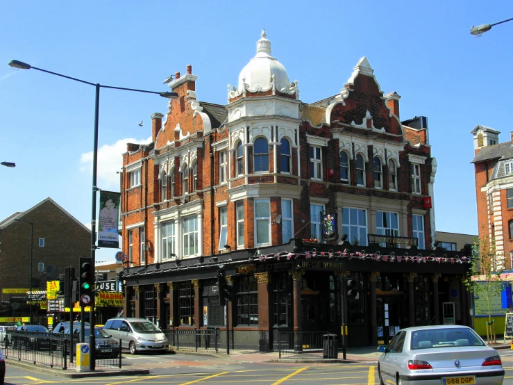 the building is built with ornate architecture