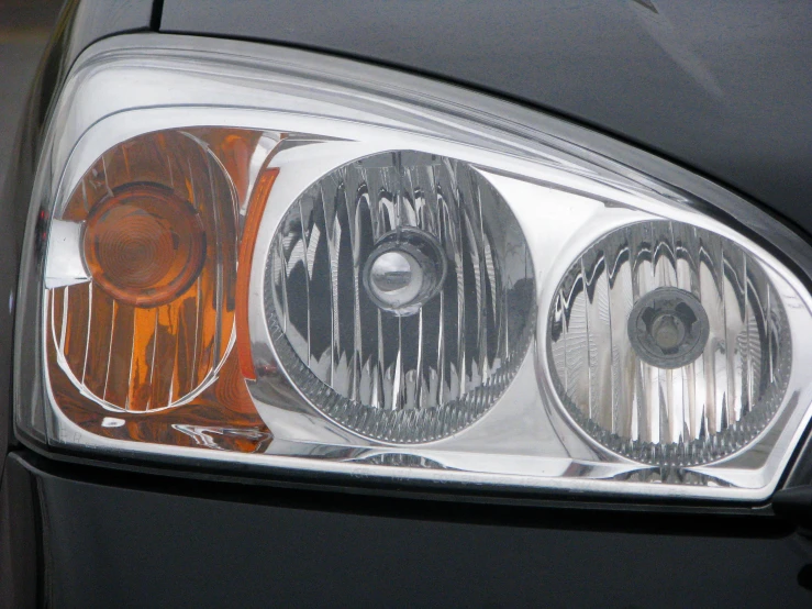 a close - up of the taillights of a car