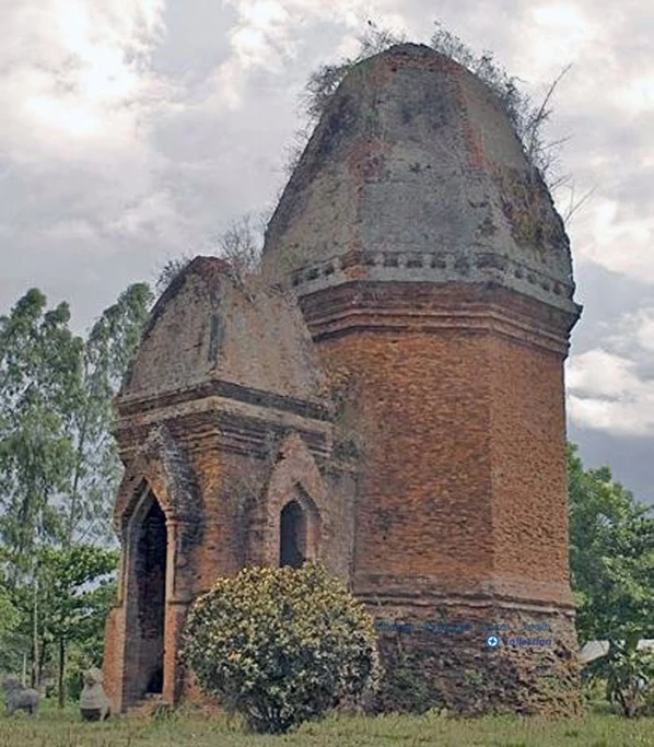 an old building with a clock at the top and the door ajar