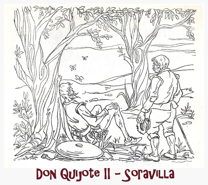 an image of the cover of don quiyolle and spravalia