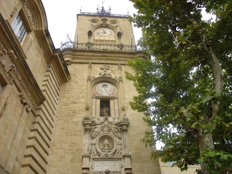 a very tall building with a large clock on it