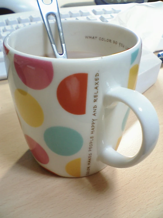 an image of mug with a spoon in it