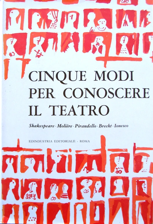 the cover to the book, cignoie modi per conscere ill teatro