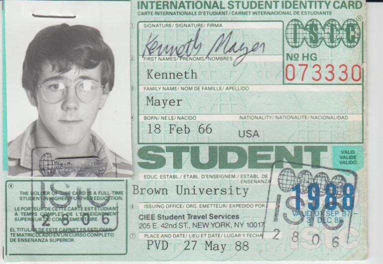 a driver's licence for students from the department of law