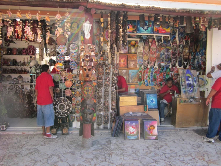 a store that sells a large collection of jewelry