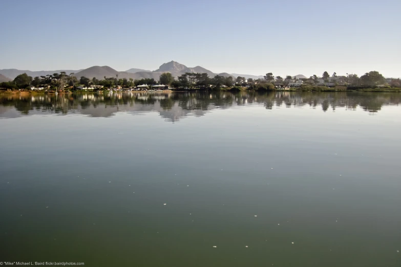 an image of a lake that is calm