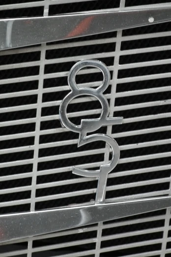 the emblem of a vehicle from an old model