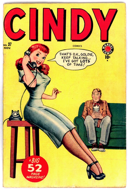 a picture of a comic book with the title, candy