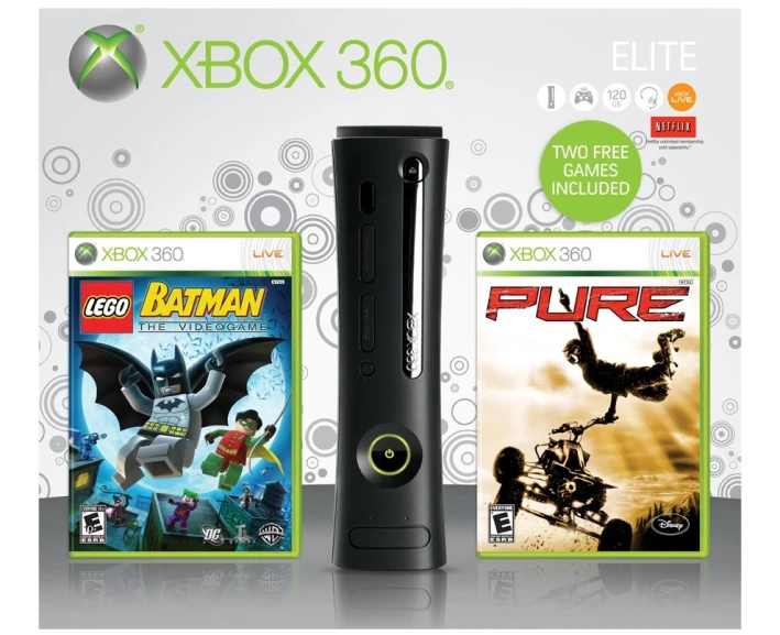 the new xbox 360 and wii game bundle