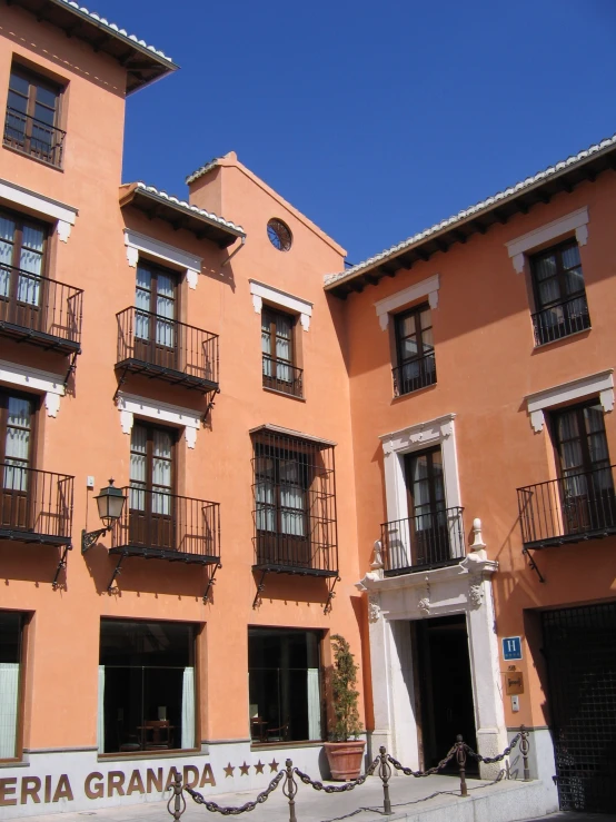 a street is decorated in various colors and styles