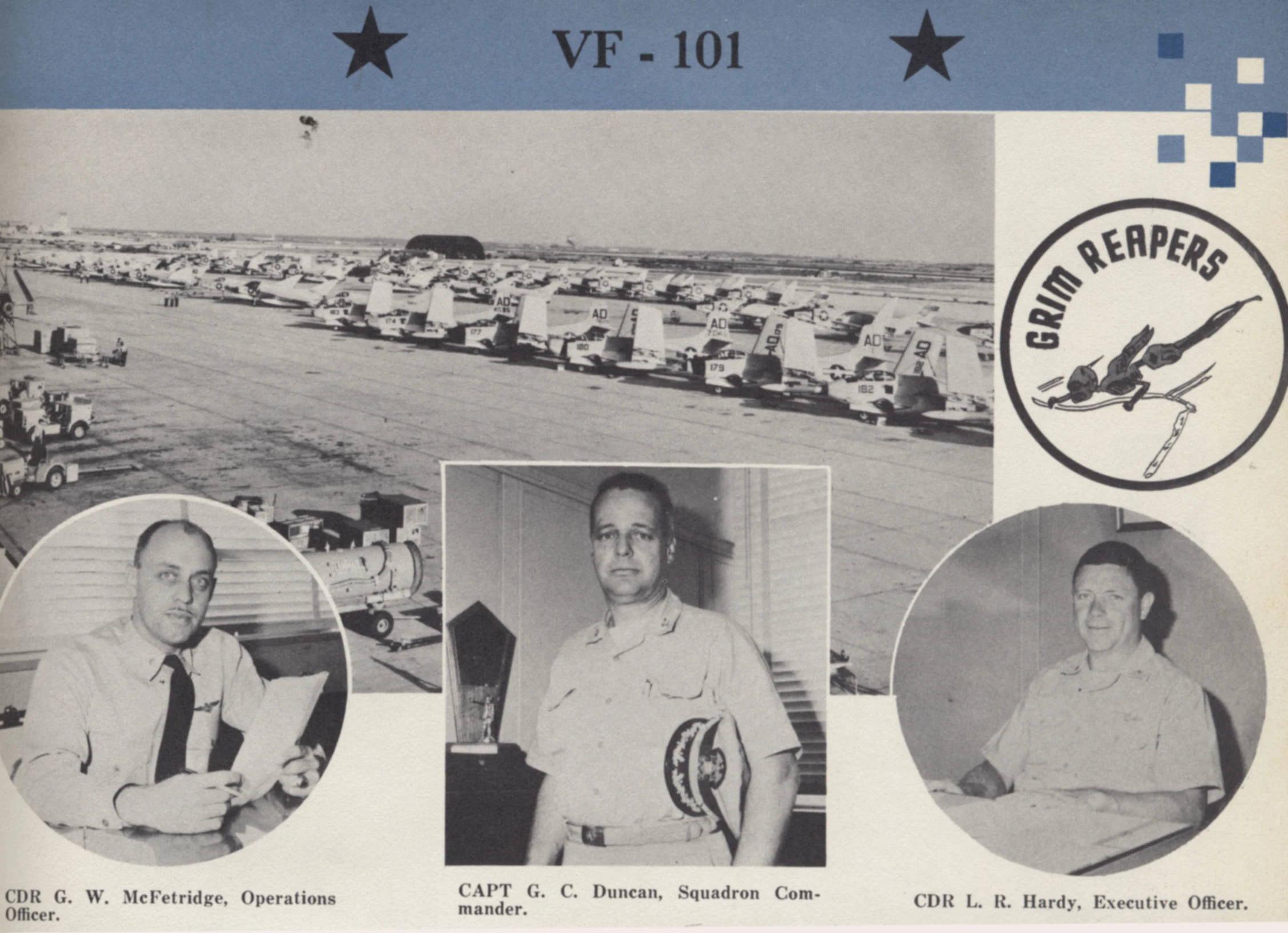 an old black and white brochure with military pictures