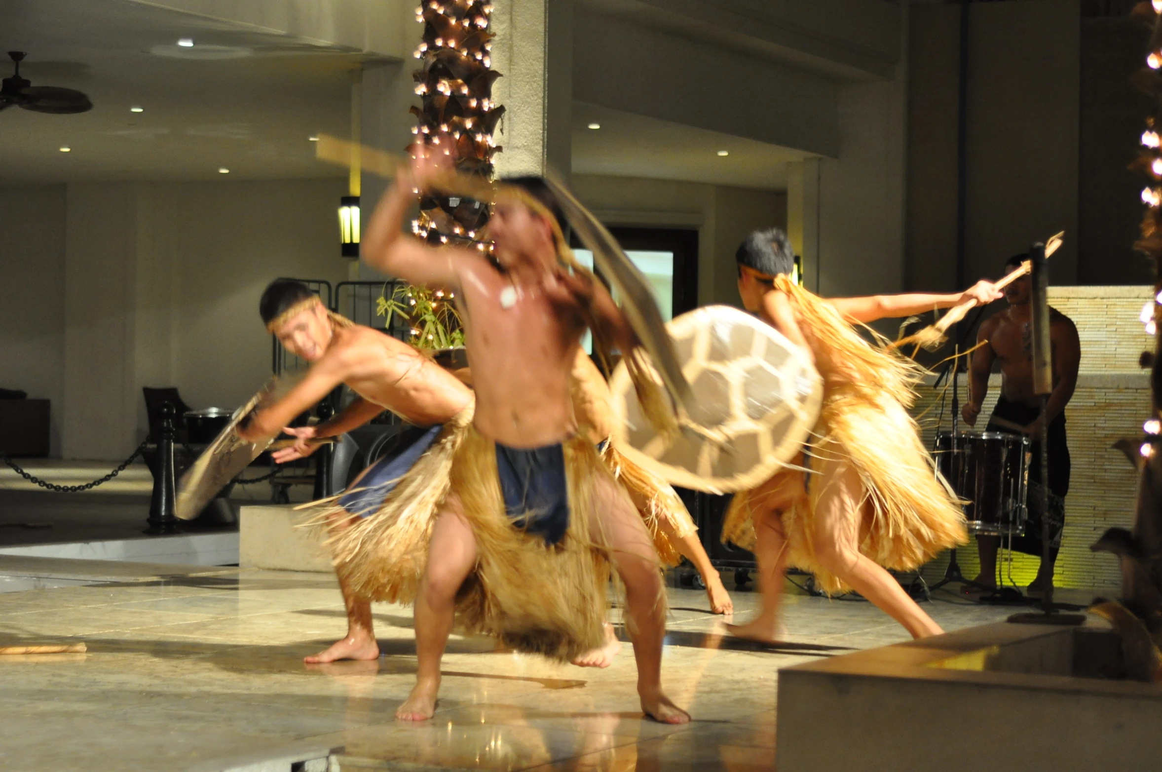 people dancing at a convention with  on